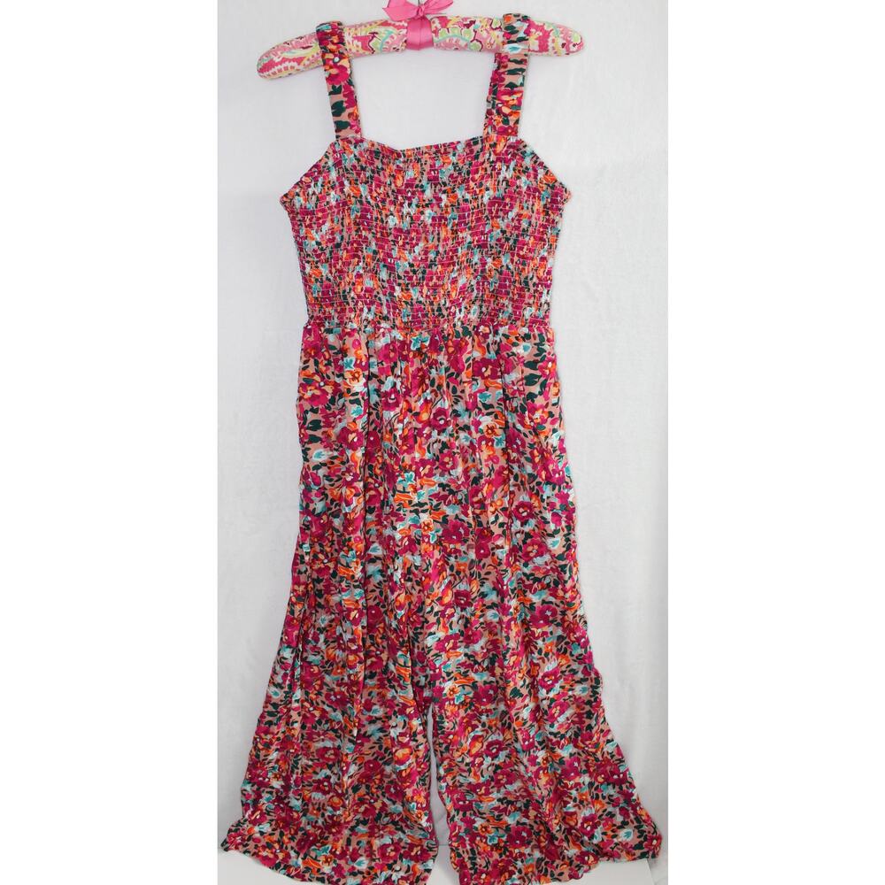 NWT Dokotoo Wide Leg Jumpsuit w/ Pockets in Floral Pattern, Women's Size XL